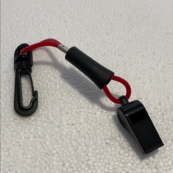 EMERGENCY WHISTLE W / LANYARD - Picture 3 of 5